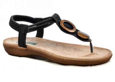 Σανδάλια γυναικεία | Ανατομικά | Amarpies | ABZ17063 | Μαύρο - Amarpies - 